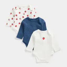 Pack of 3 Cotton Bodysuits-picture-38