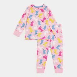 Printed Lounge Pants with Top Set-14