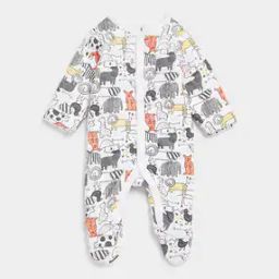 Printed Cotton Sleepsuit-35