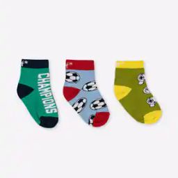 Pack of 3 Printed Socks-image-0