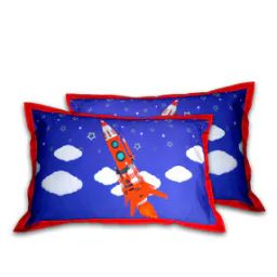 Set of 2 Graphic Print Kids Pillow Cover -18" X 28"-11