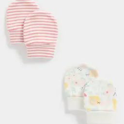Pack of 2 Printed Mittens-image-3