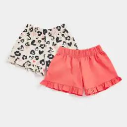 Pack of 2 Shorts with Ruffle Hems-picture-45