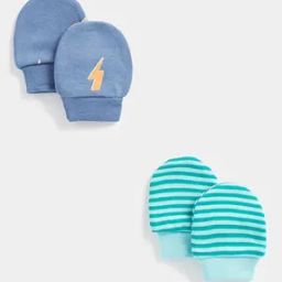 Pack of 2 Striped Mittens-image-7