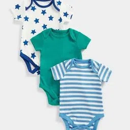 Pack of 3 Printed Bodysuits-picture-9