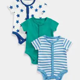 Pack of 3 Printed Bodysuits-picture-35