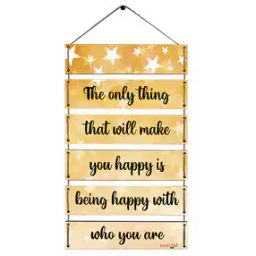 Motivational Quote Wooden Wall Hanging-31