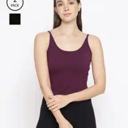 WomenPack of 2 Cut and Sew Seam Camisole-image-35