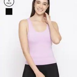 WomenPack of 2 Cut and Sew Seam Camisole-image-34