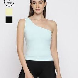 WomenPack of 3 Cut and Sew Seam Camisole-image-93
