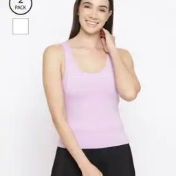 WomenPack of 2 Cut and Sew Seam Camisole-image-79