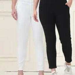 Women Pack of 2 Mid-Rise Skinny Fit Jeggings-image-8