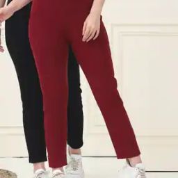 Women Pack of 2 Mid-Rise Skinny Fit Jeggings-image-7