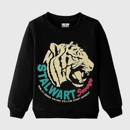 Boys Typographic Print Relaxed Fit Sweatshirt-picture-13