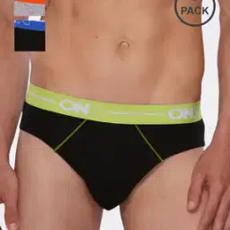 Pack of 3 Briefs with Elasticated Waist-image-35
