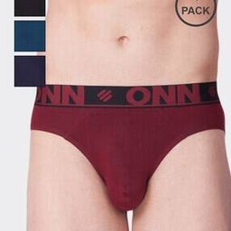 Pack of 4 Briefs with Elasticated Waist-image-105