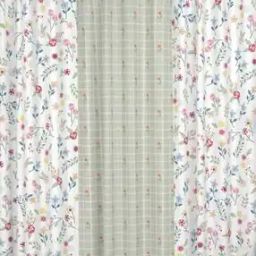 chhavi india Set of 3 210 TC Floral Print Door Curtains-picture-36