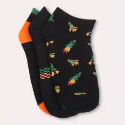 Men Pack of 3 Ankle-Length Socks-image-7