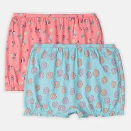 Pack of 2 Girl Briefs with Elasticated Waist-picture-17