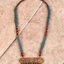 Handcrafted Tribal Beaded Long Necklace-image-74
