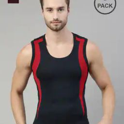 Pack of 2 Colourblock Sleeveless Vests-20