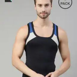 Pack of 2 Colourblock Sleeveless Vests-image-44