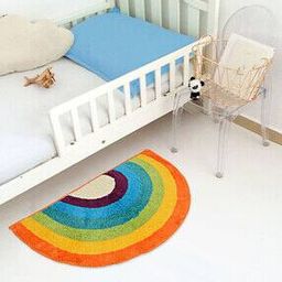 Colourblock Microfiber D-Shape Mat-53