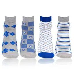 Abstract Ankle-Length Socks-image-11