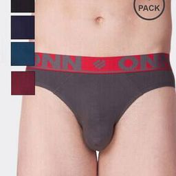 Pack of 5 Briefs with Elasticated Waistband-image-70