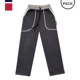 Boys Solid Straight Track Pants-image-12