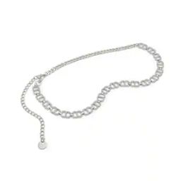 Silver-Plated Stone-Studded Belt-image-33