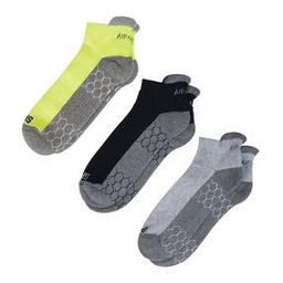 Pack of 3 Men Colourblock Ankle-Length Socks-image-22