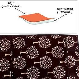 Leaf Print Fridge Top Cover with Pockets-image-82