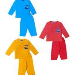 Pack of 3 Round-Neck Tops with Pants-picture-52
