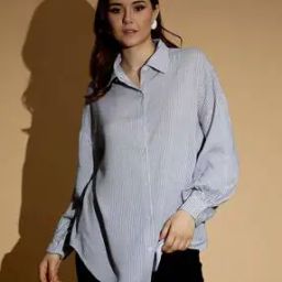Spread Collar Shirt with Full Sleeves-image-29