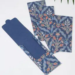fabindia Set of 5 Floral Print Sevantika Money Envelopes-picture-3