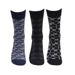 Pack of 3 Self-design Mid-Calf Length Socks-18