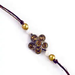 Tie-Up Rakhi with Roli Chawal & Greeting Card-image-70