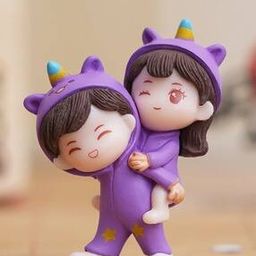 Miniature Cute Couple Statue-image-91