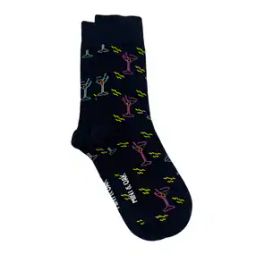 Men Typographic Print Ankle-Length Socks-image-22