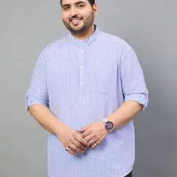 Men Stripes Short Kurta-image-19