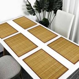 Set of 6 Geometric Print Placemats-1