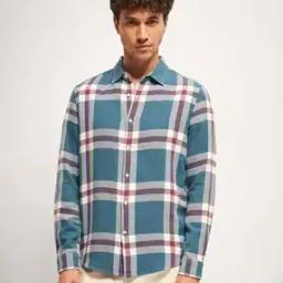Men Checked Slim Fit Shirt-image-54