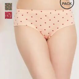 Pack of 3 Women Floral Print Hipsters with Elasticated Waist-picture-18
