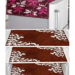 Fridge Top Cover with Fridge Mats-21