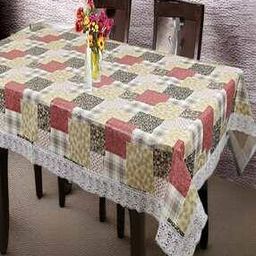 Floral Print Rectangular Table Cover-3