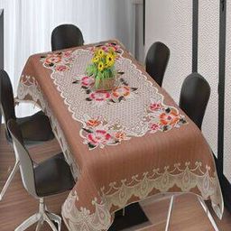 Floral Print Rectangular Table Cover-19