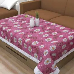 Floral Print 4-Seater Anti Slip Rectangular Table Cover-image-34