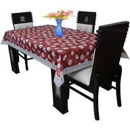 4-Seater Floral Print Table Cover-image-55