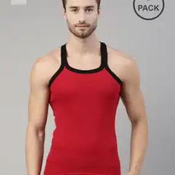 Pack of 2 Round-Neck Sleeveless Vests-image-88